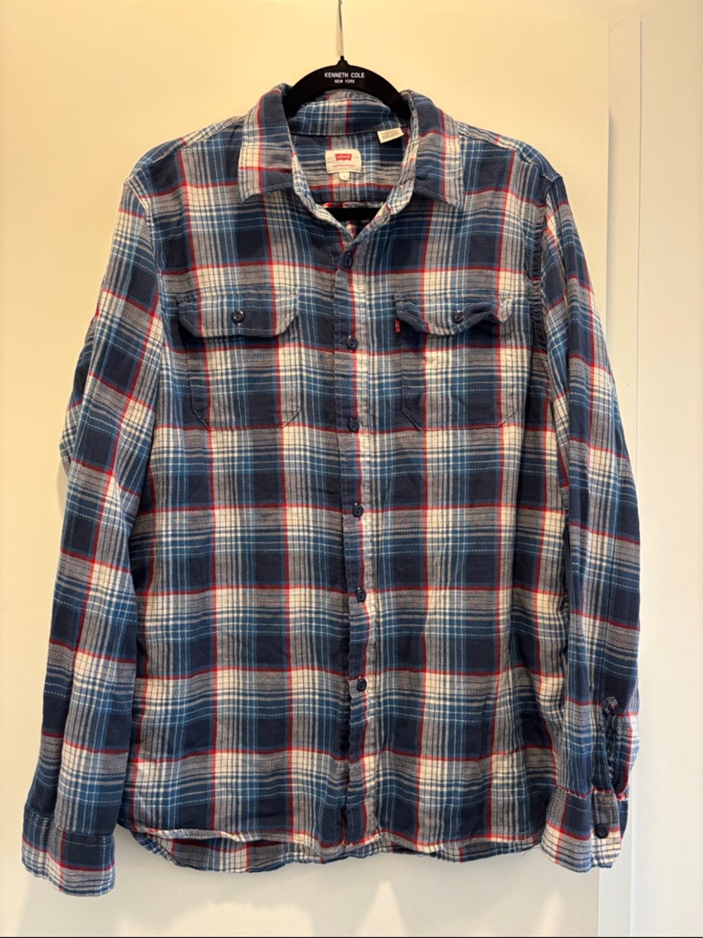 Levi's Cotton Plaid Button-Down Shirt